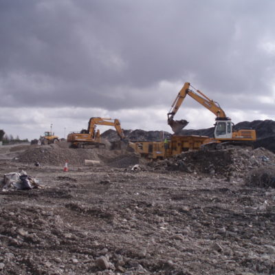 Demolition of Coca Cola Factory, Drogheda 2009