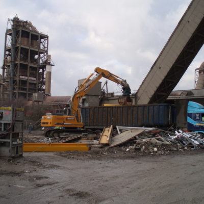 Demolition and Asbestos Removal at Irish Cement.